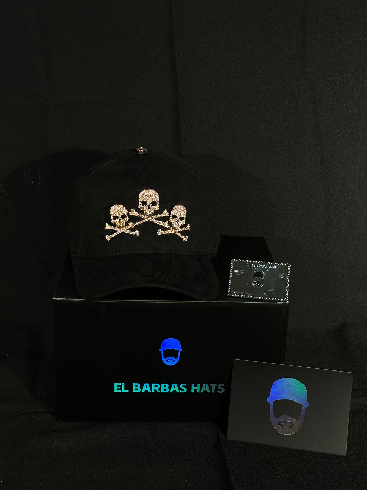 BARBAS HATS - SKULLS ROSE GOLD