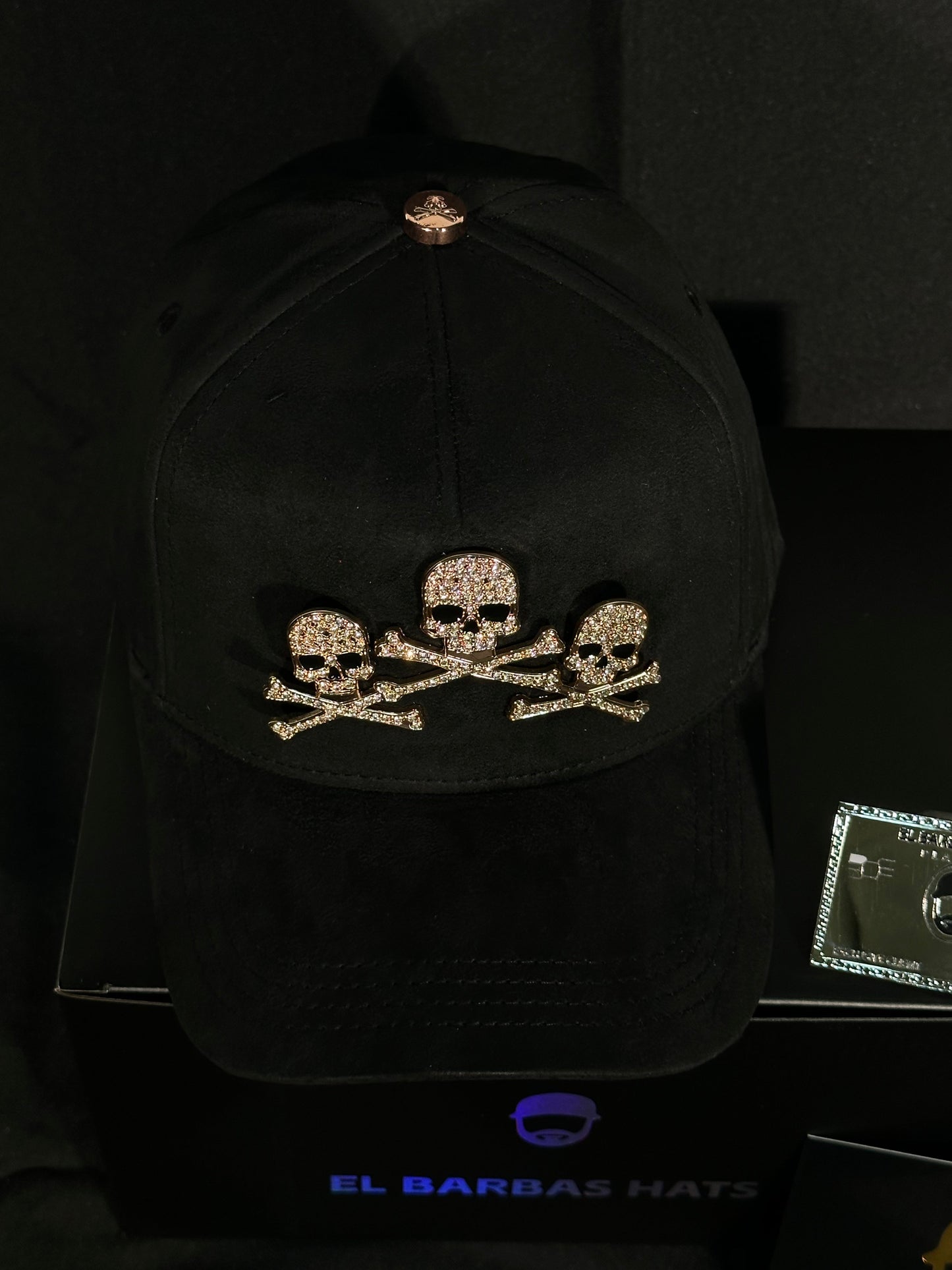 BARBAS HATS - SKULLS ROSE GOLD